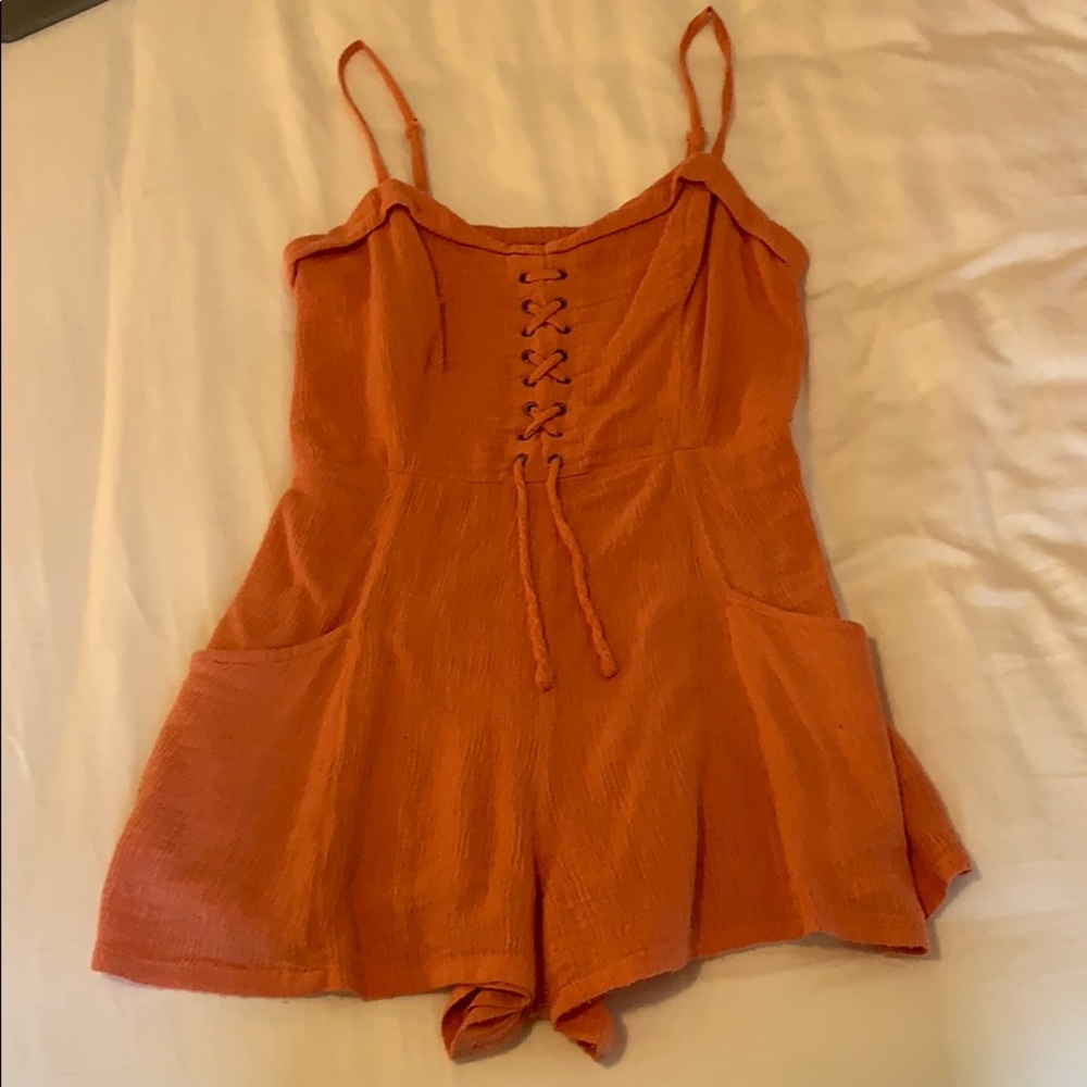 Pink/orange romper - Picture 3 of 3